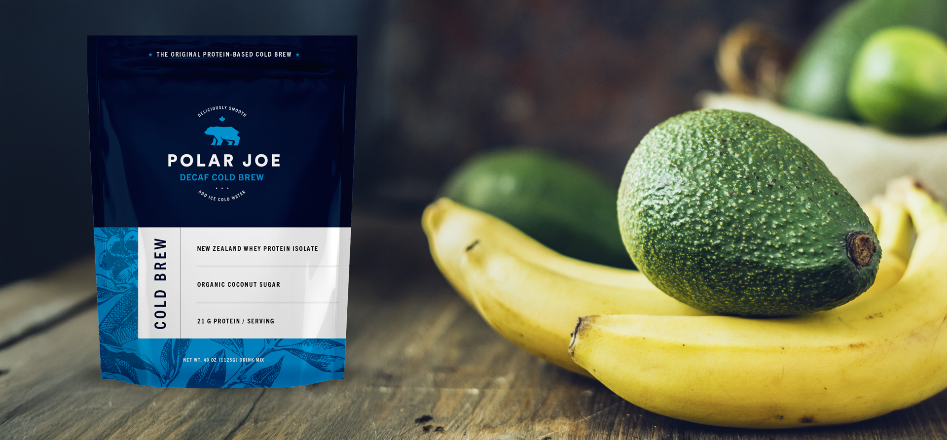 Avocado Banana Decaf Protein Coffee Smoothie – Polar Joe Co.